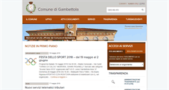Desktop Screenshot of comune.gambettola.fc.it